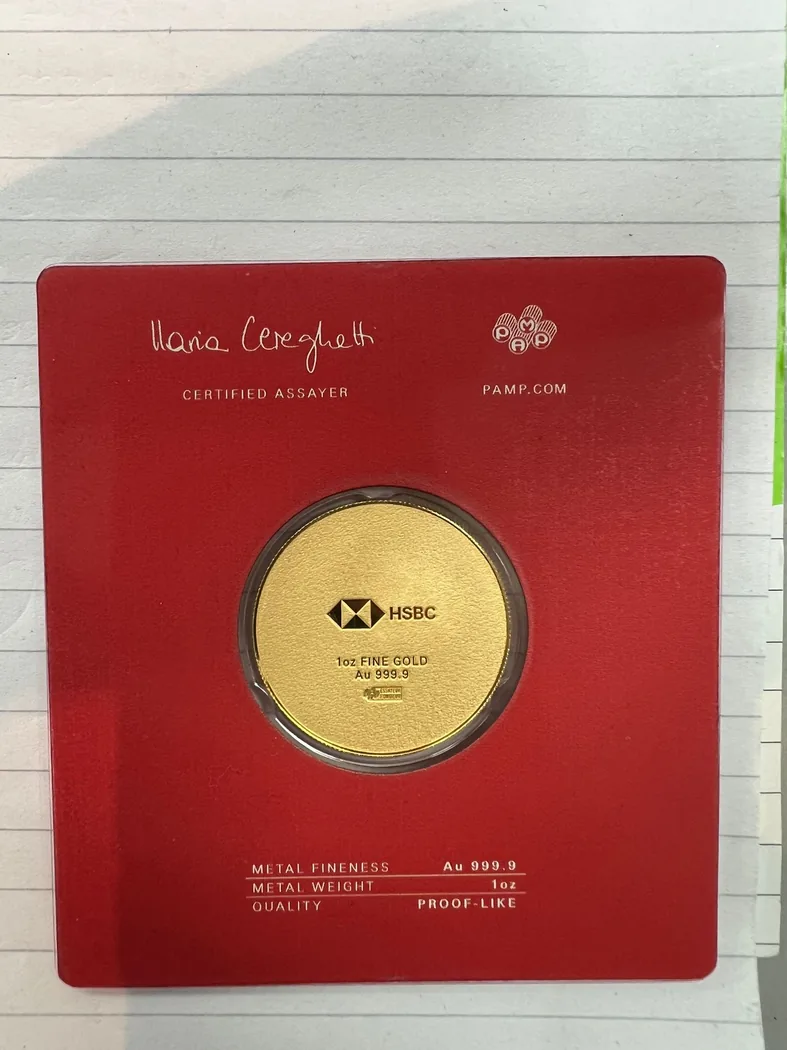A long-service commemorative coin in its original presentation packaging