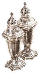 sterling silver salt and pepper shakers