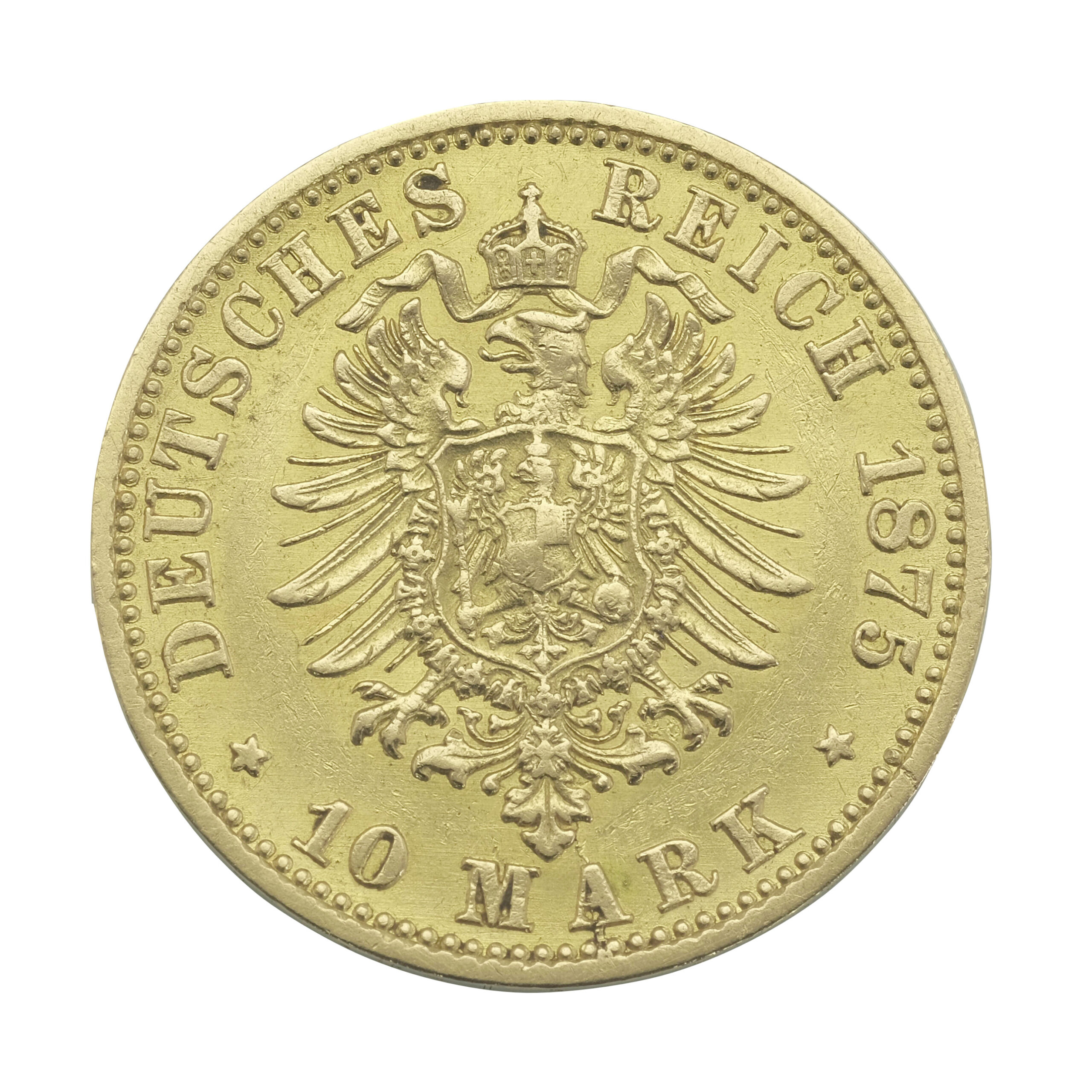 Best Value German 10 Mark Gold Coin 1872-1880 – Wilhelm (A)