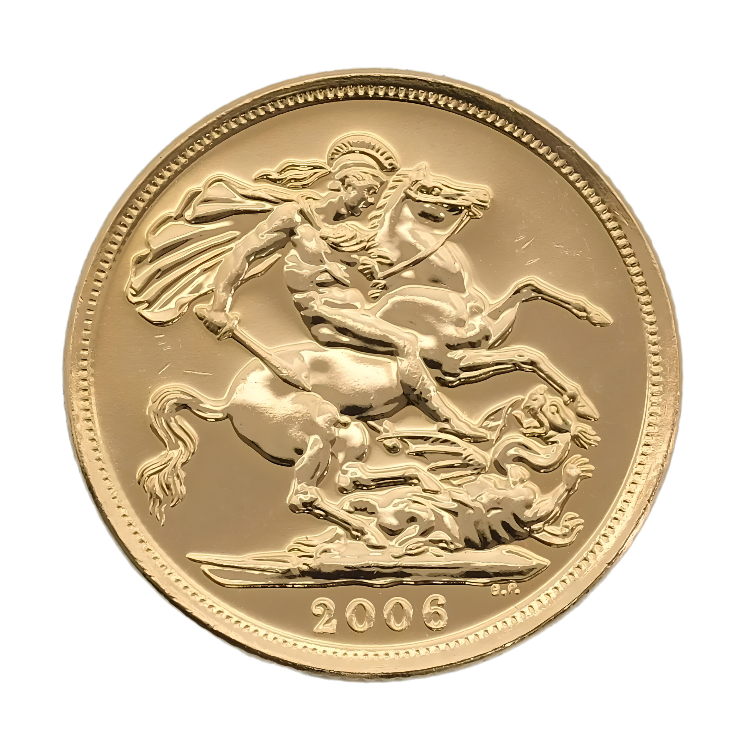 2006 Gold Sovereign Queen Elizabeth II 4th portrait