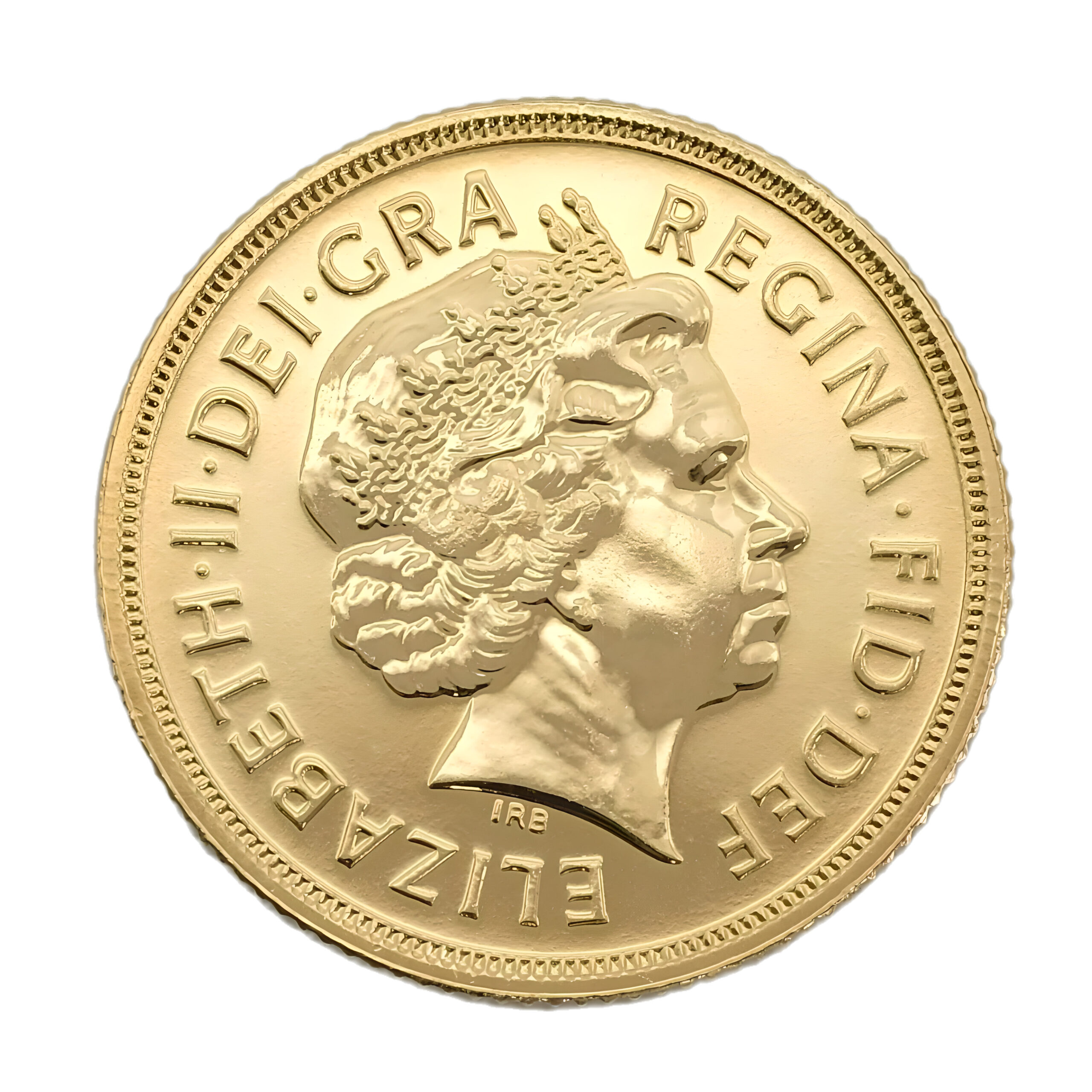 2010 Gold Sovereign Queen Elizabeth II 4th Portrait