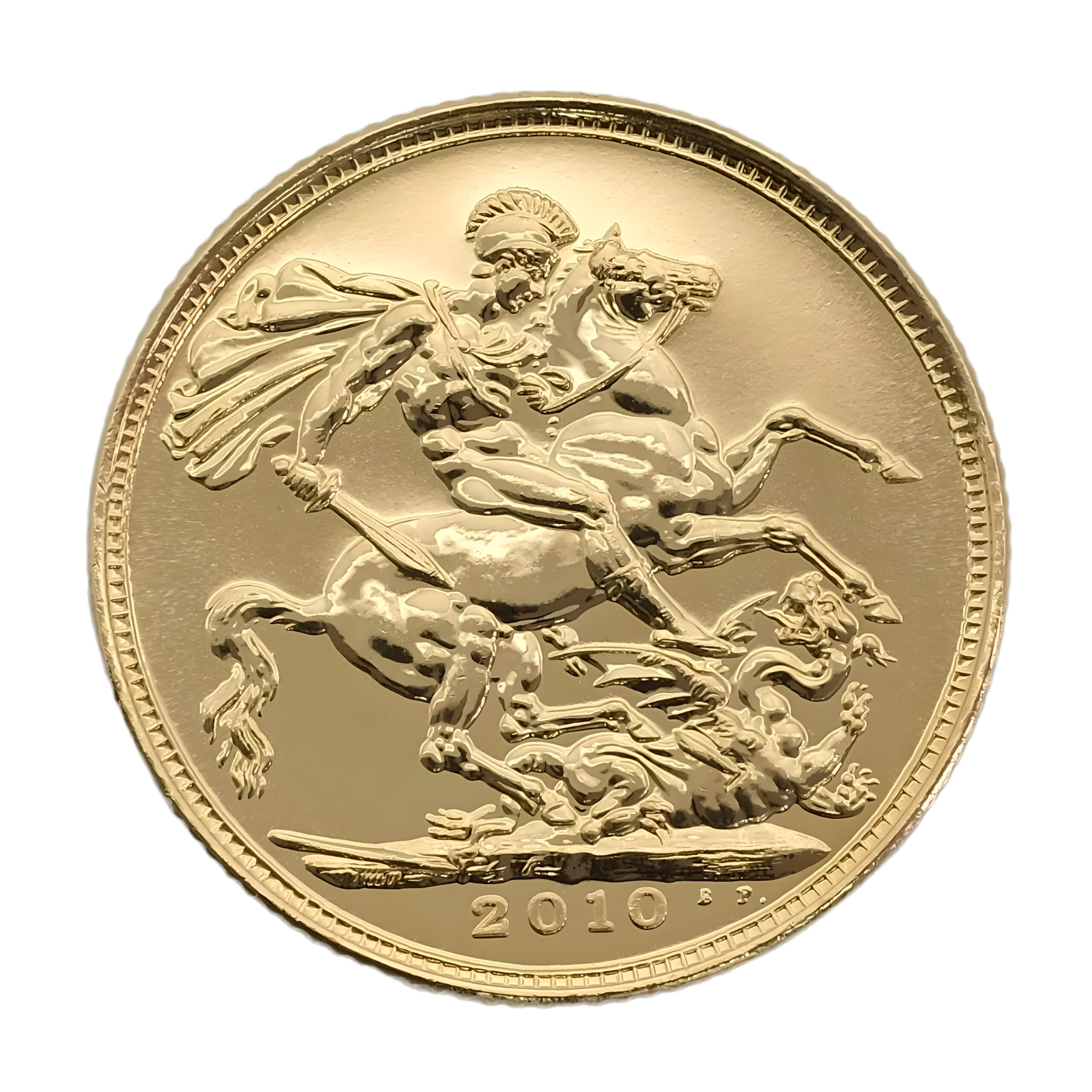 2010 Gold Sovereign Queen Elizabeth II 4th Portrait