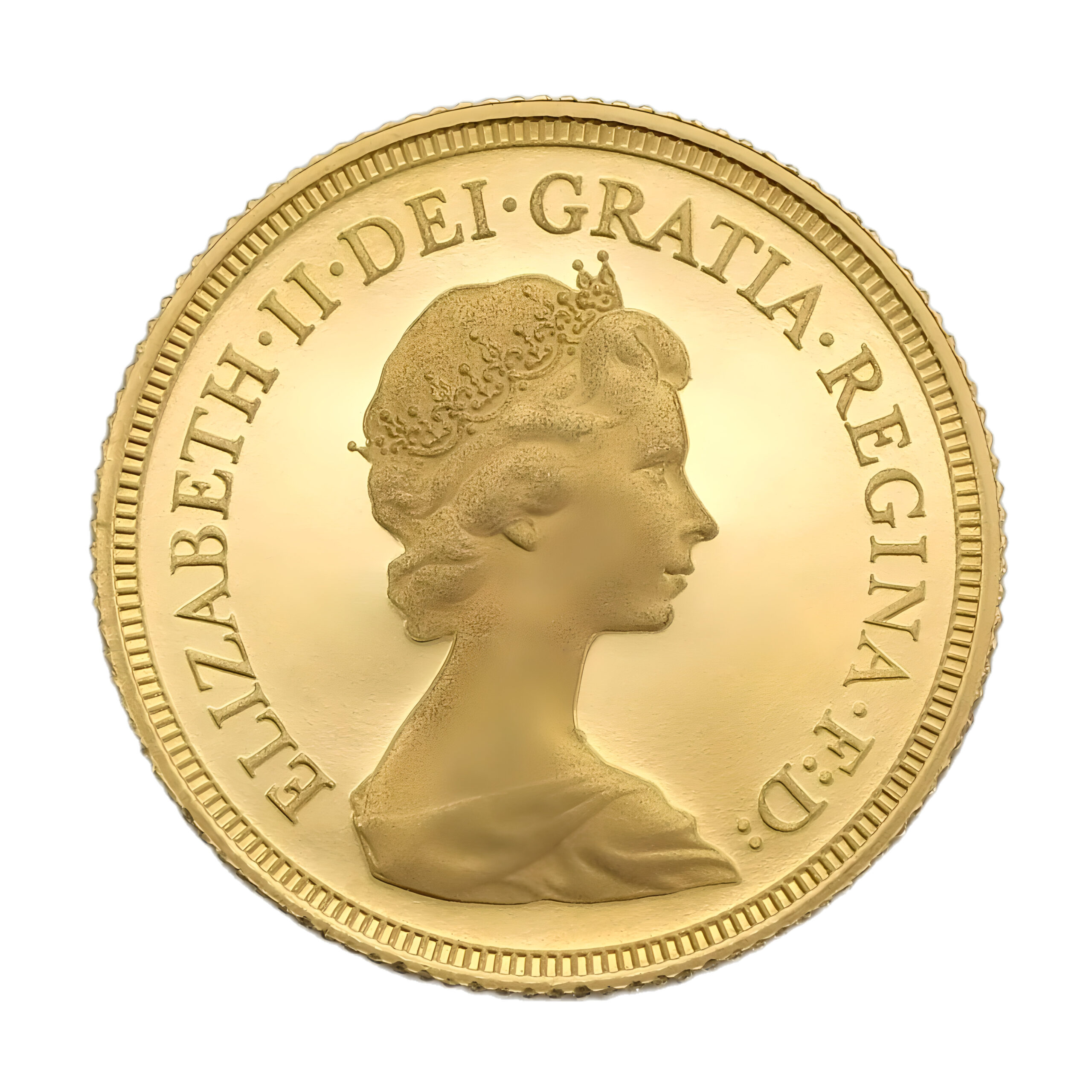 1979 Gold Sovereign Queen Elizabeth II 2nd Portrait