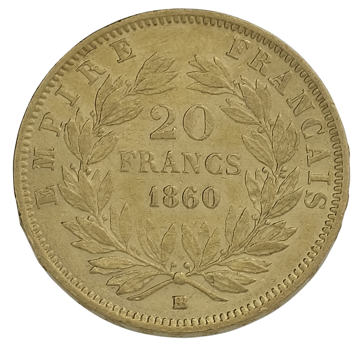 Best Value 20 French Francs Napoleon III Bare Head Gold Coin – BB