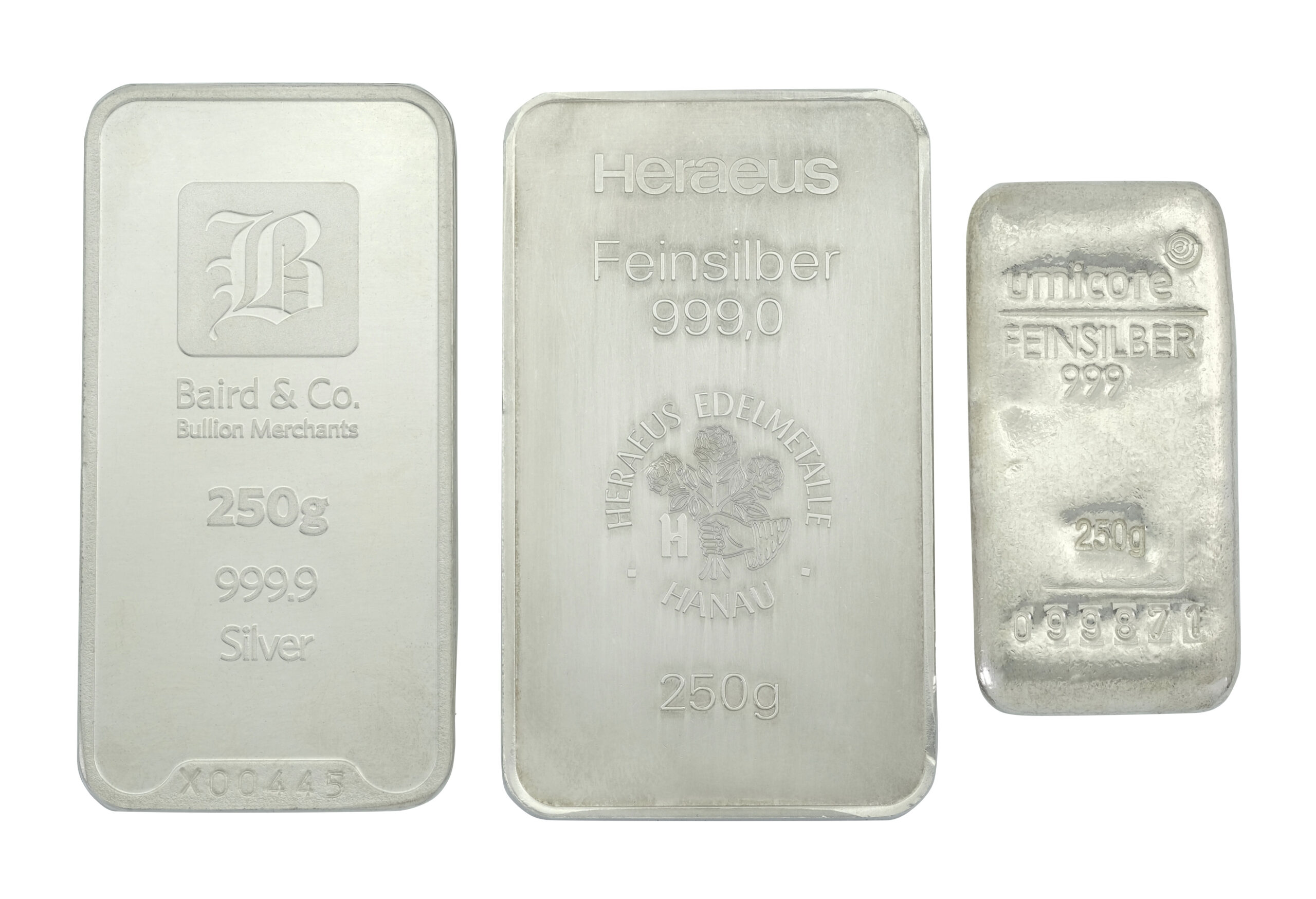 Best Value 250g 999 Silver Bar