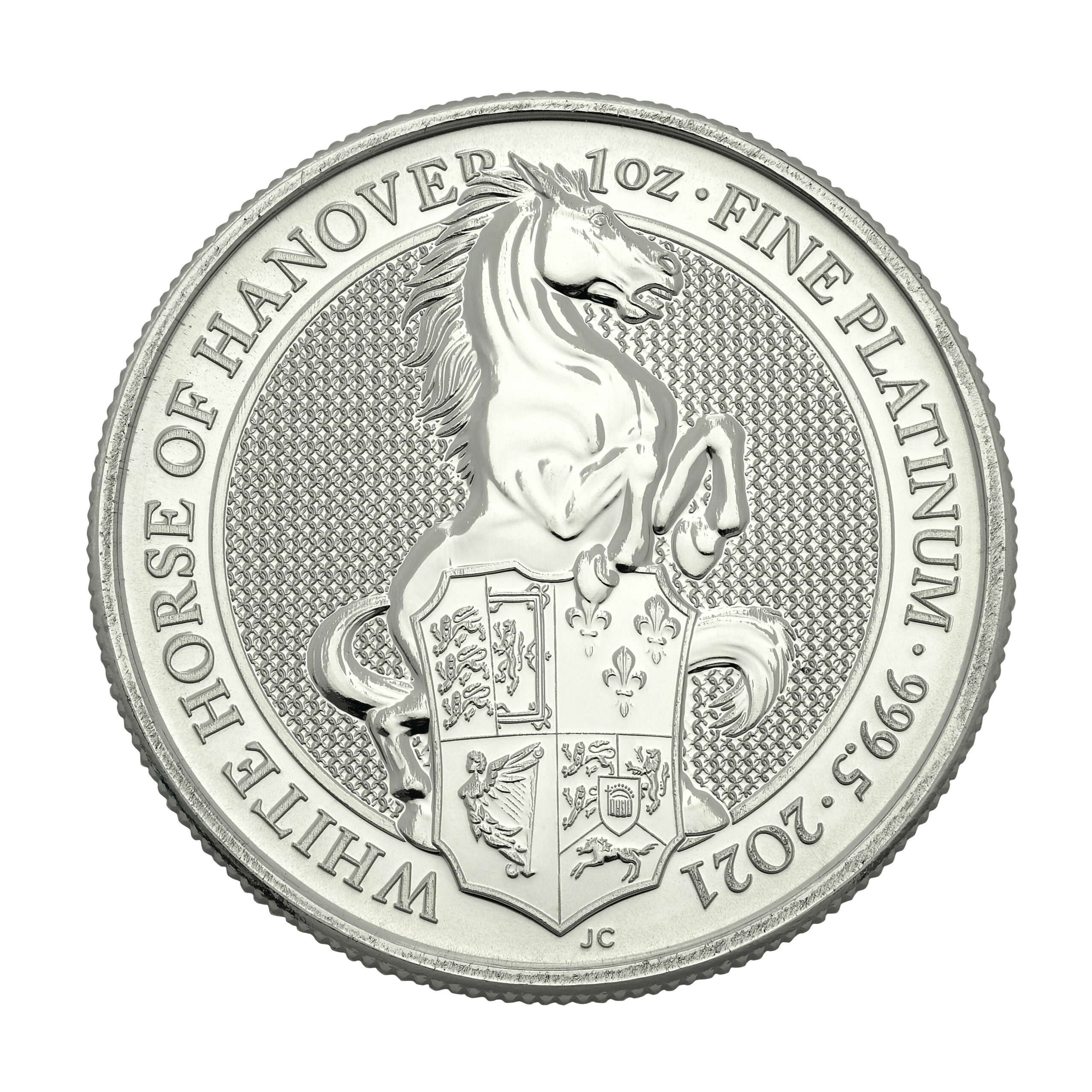 Best Value 1oz Queen’s Beast Platinum Coin White Horse of Hanover
