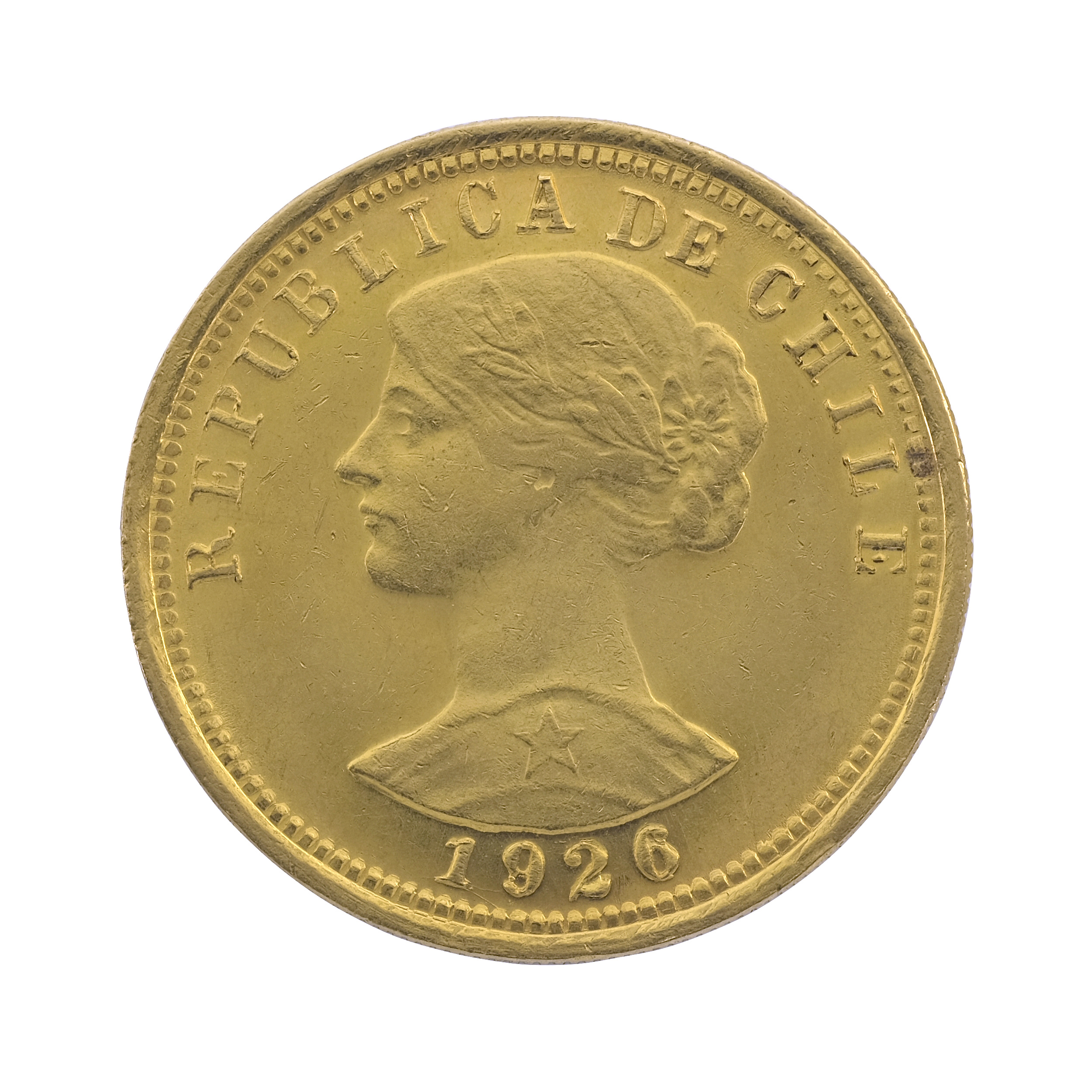Best Value 100 Chilean Pesos Gold Coin