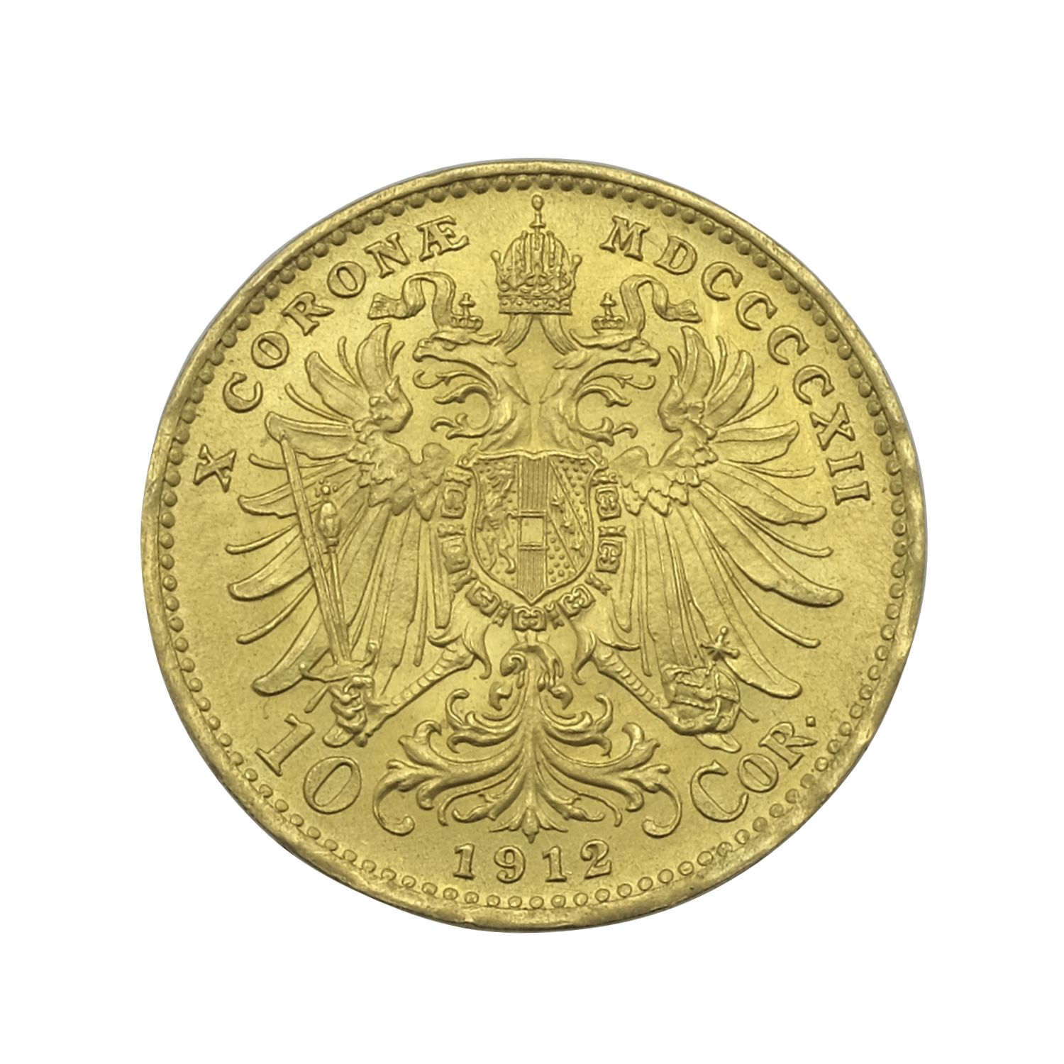 Best Value Gold Austrian 10 Corona Coin 1912 (restrike)