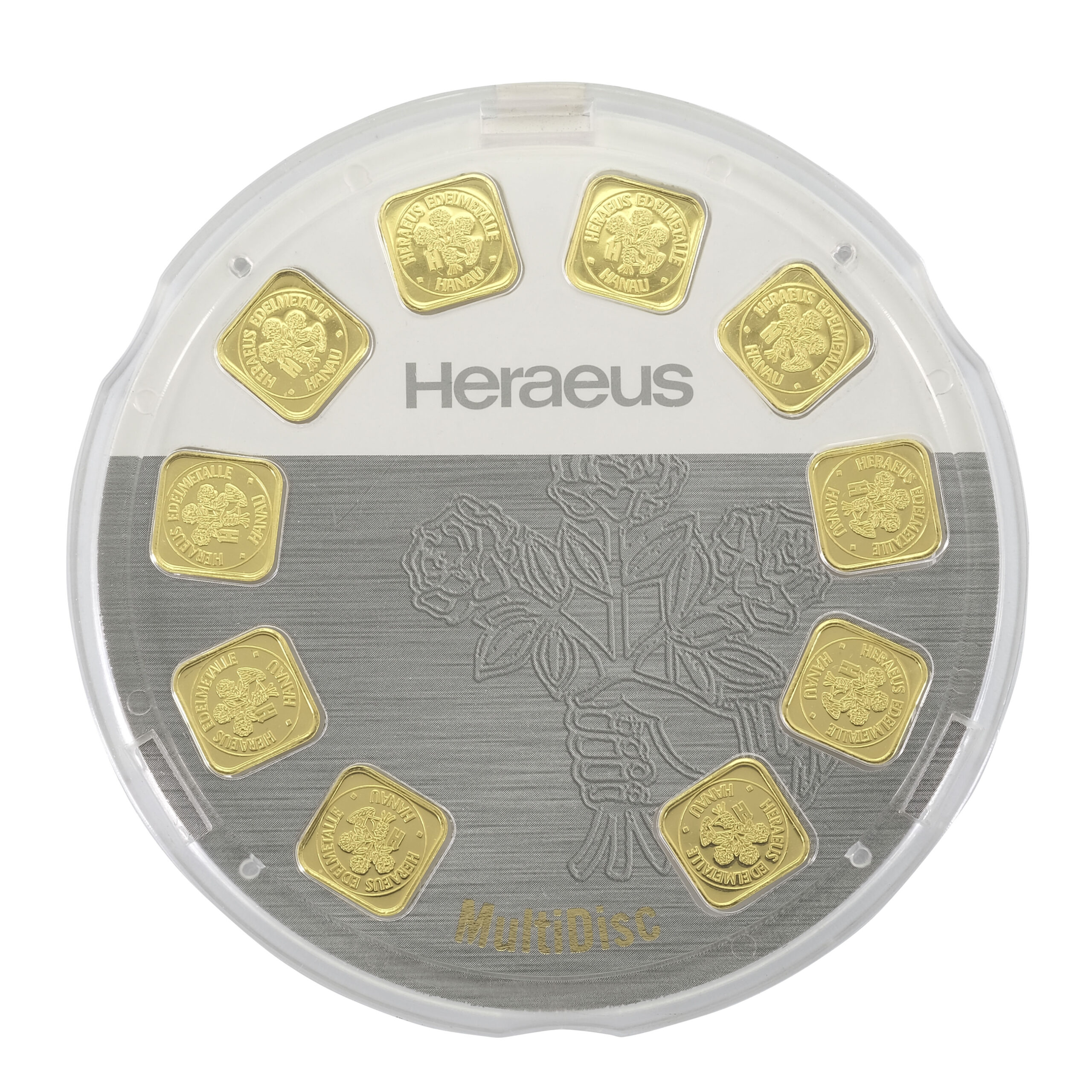 Heraeus MultiDisk 10×1 Gram