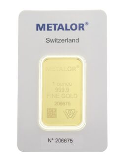 1oz Metalor Gold Bar