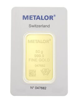 Metalor 50g Gold Bar