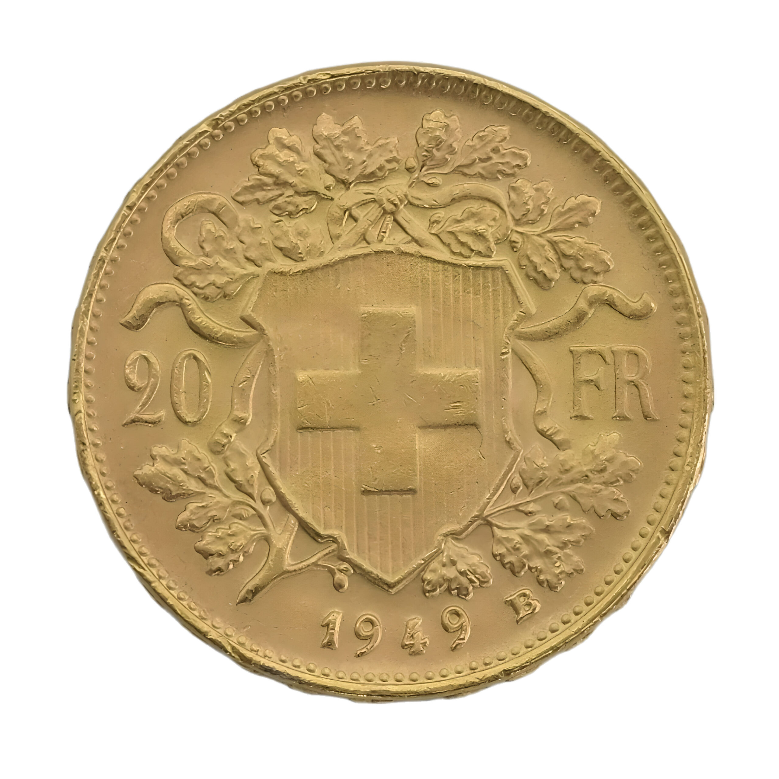 Best Value 20 Swiss Franc Gold Coin