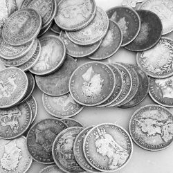 Silver coins test 123