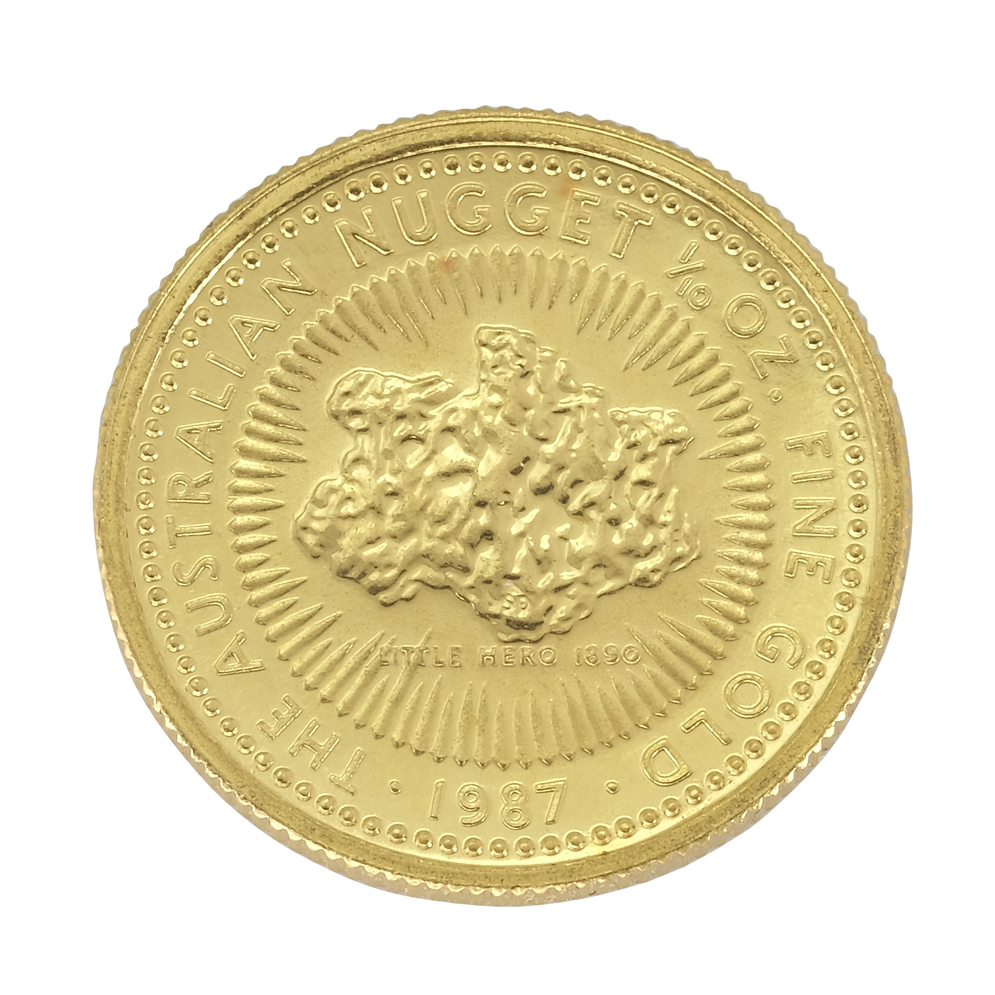 Best Value 1/10 Australian Gold Nugget Coin